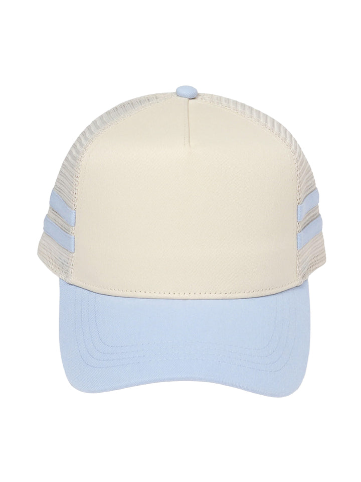 Retro Stripe Mesh Trucker
