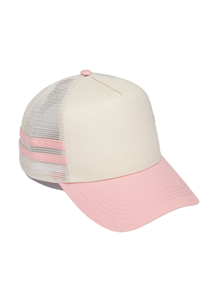 Retro Stripe Mesh Trucker