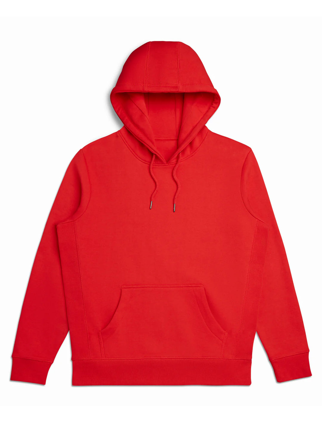 Bright red Original Favorites Heavyweight Hoodie with a classic pullover style. Made from organic cotton for a sustainable and premium feel.