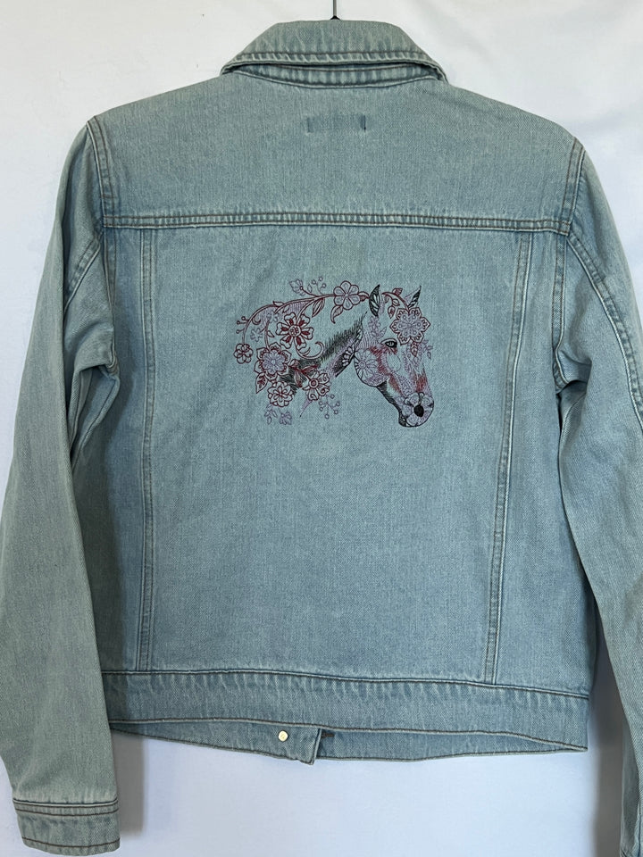 Premade Horse Jean Jacket
