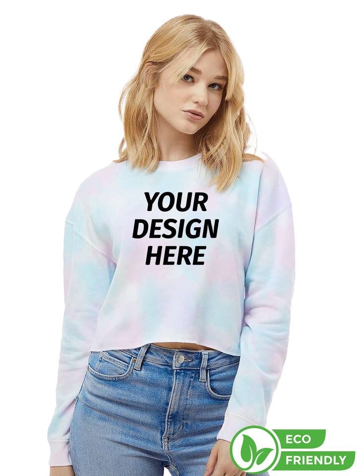Independent Trading Co. Women's Lightweight Crop Crewneck