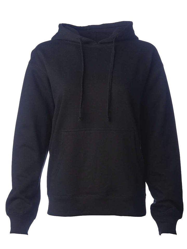 Independent Trading Co Women's Midweight Hoodie (8.5 oz 80/20 Ring Spun Cotton & Poly Blend Fleece)