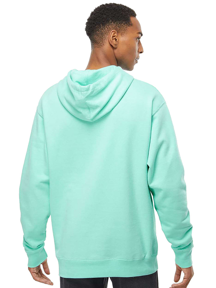 Independent Trading Co Midweight Hooded Sweatshirt (8.5 oz, 80/20 Ring Spun Cotton/Poly Blend Fleece)