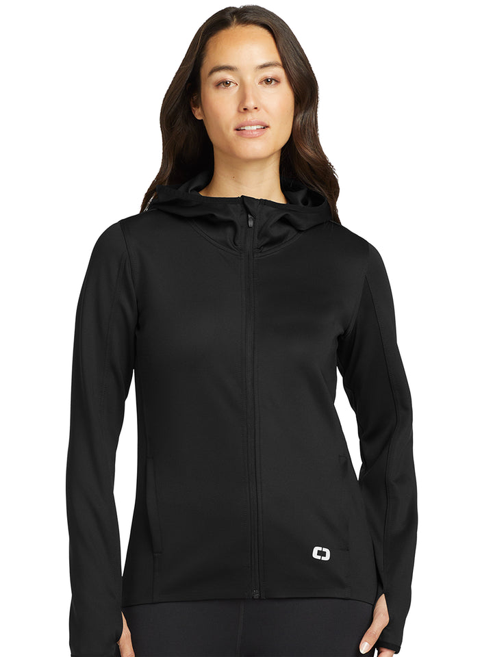 OGIO Ladies Stealth Full Zip Hooded Jacket