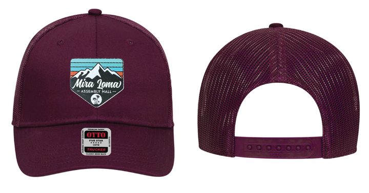 MLAH Mountain Otto Low Profile 6 Panel Trucker
