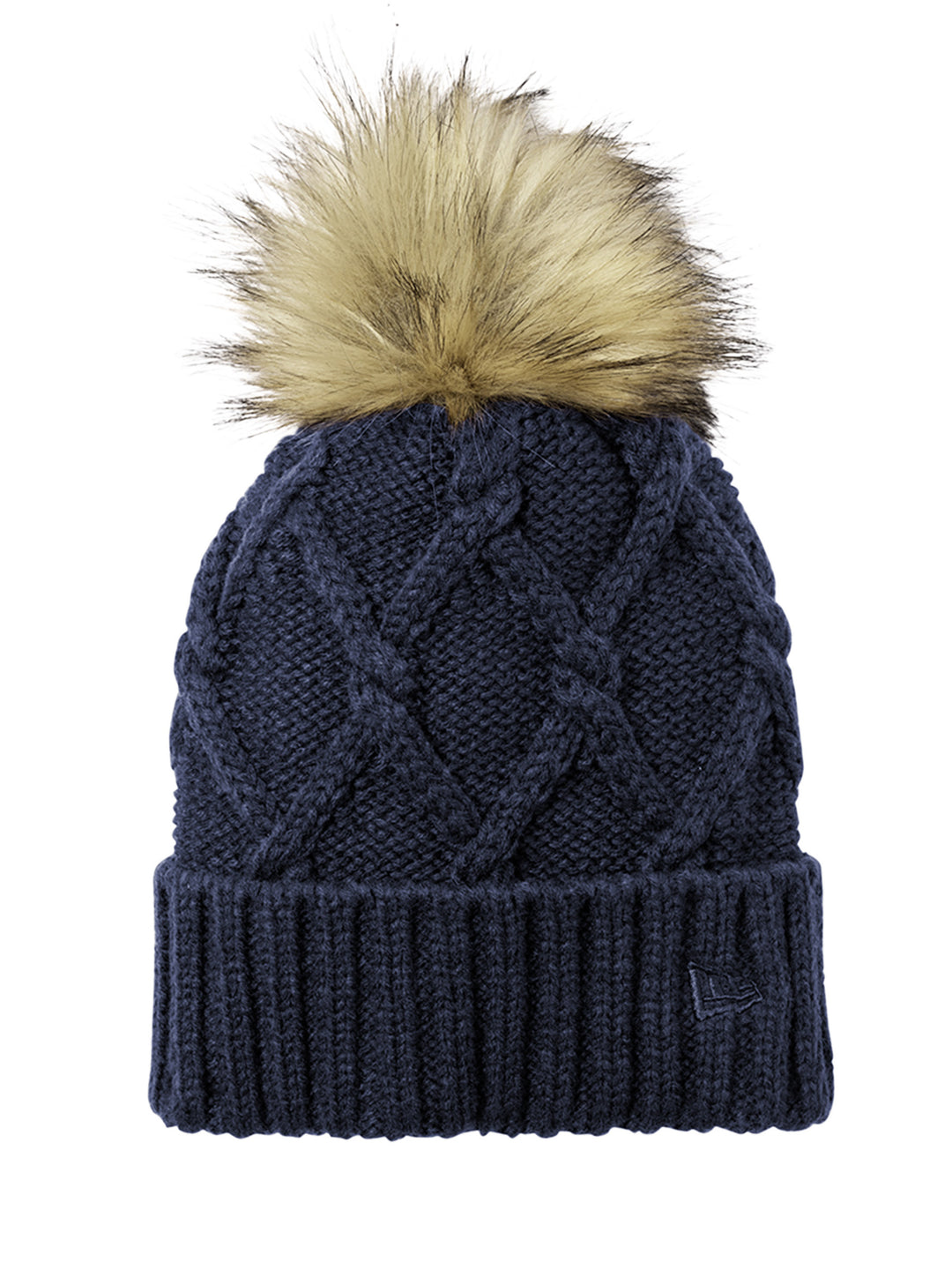 New Era Faux Fur Pom Beanie