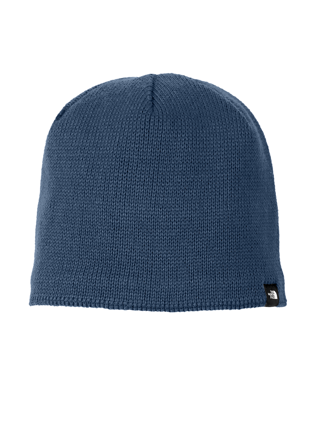 Blue The North Face® Mountain Beanie with a classic knit design and a small logo tag. Provides warmth and comfort for outdoor activities.