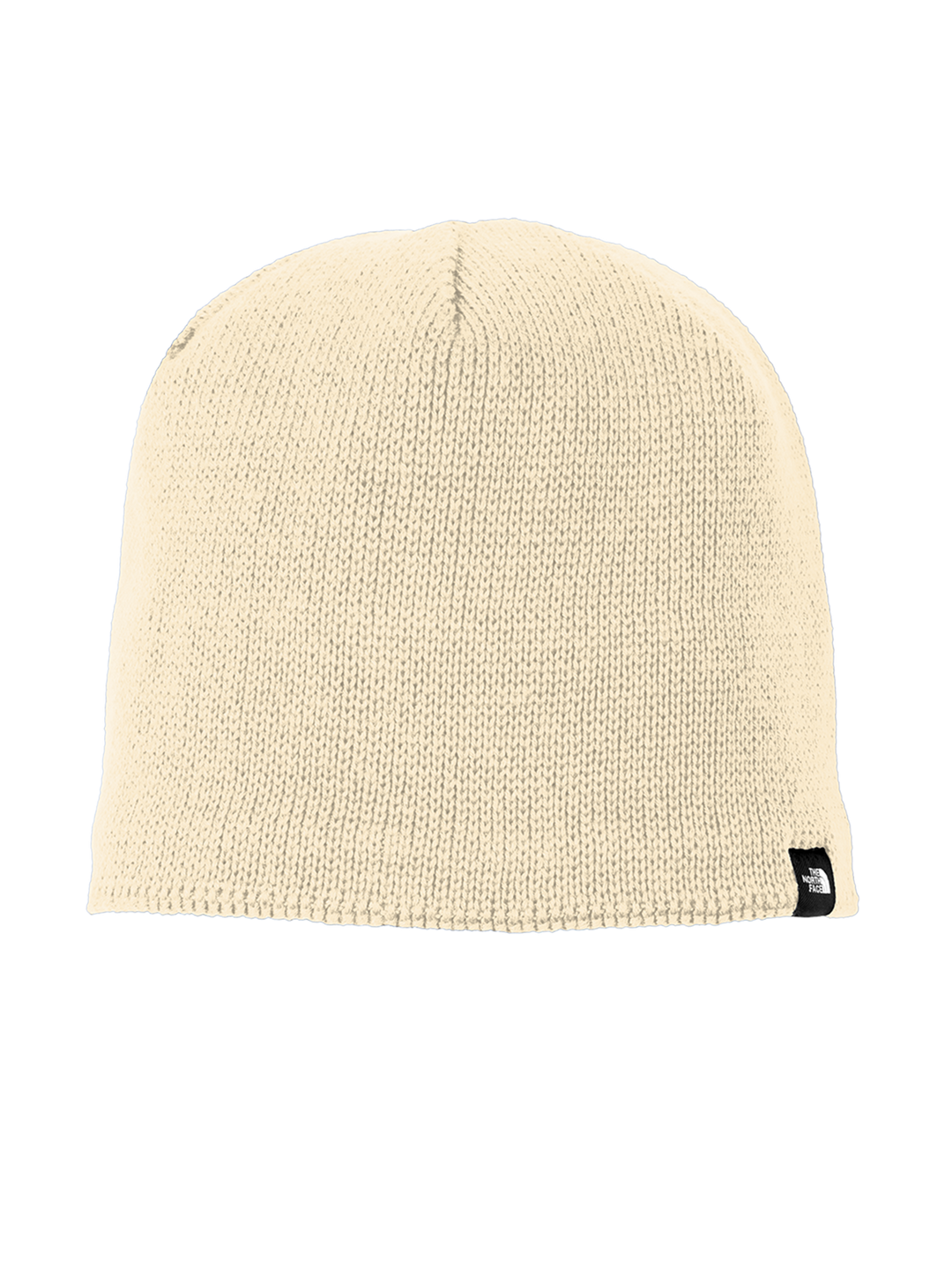 Beige The North Face® Mountain Beanie with a soft knit texture and a minimalist design. Ideal for warmth and everyday wear.