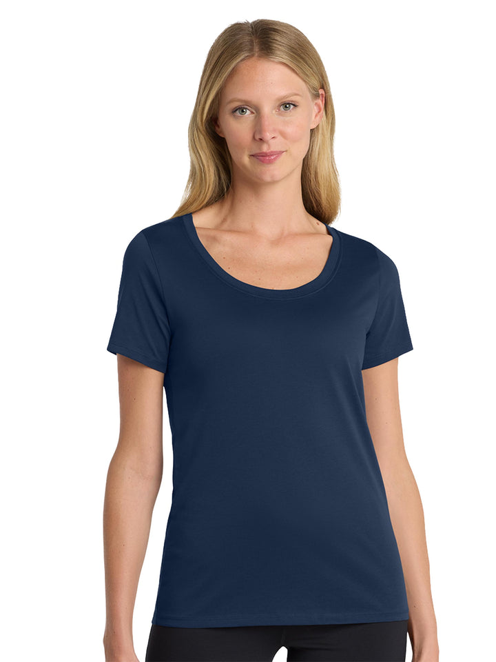 Nike Women's Dri-FIT Cotton/Poly Scoop Neck Tee