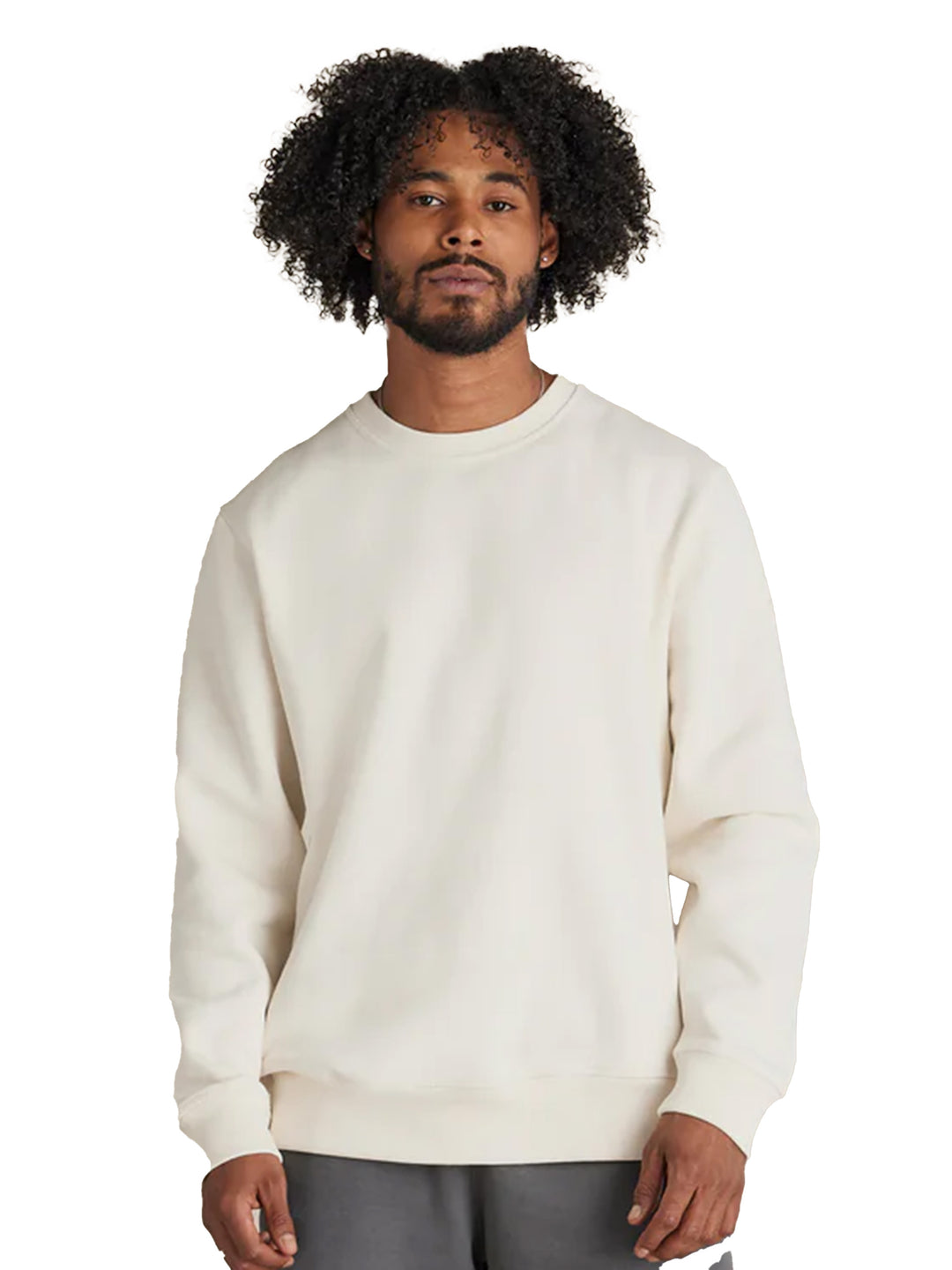 Off-white Original Favorites crewneck sweatshirt with a relaxed fit. Made from heavyweight fabric for superior comfort and style.