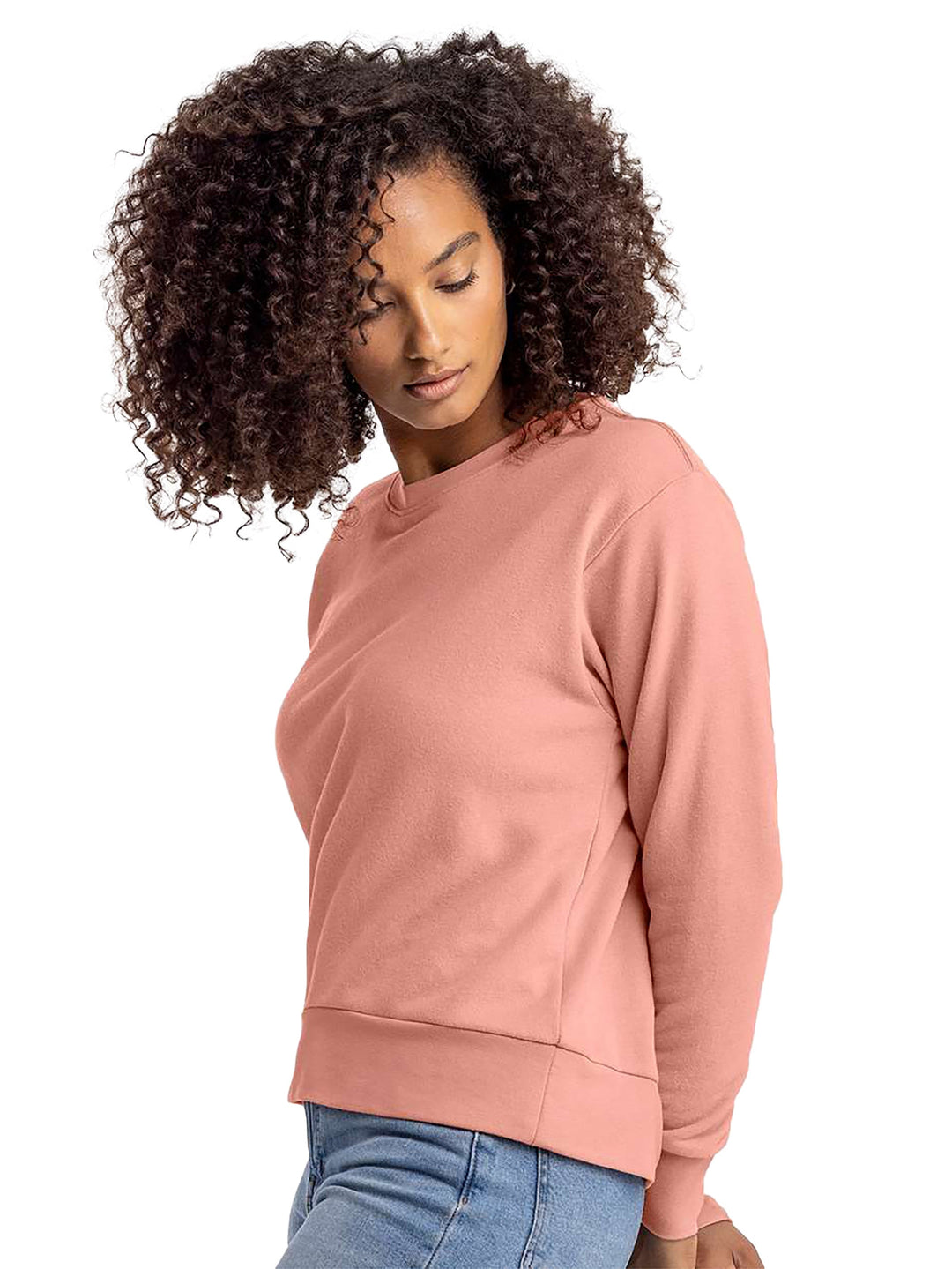 Next Level Women's Laguna Sueded Crewneck