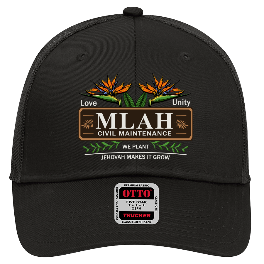 MLAH Otto Low Profile 6 Panel Trucker