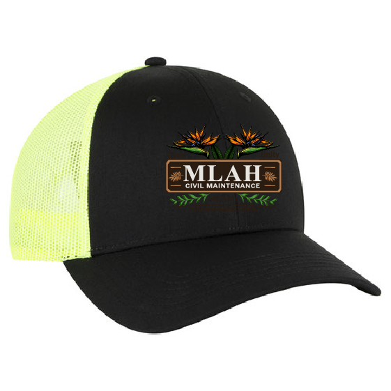 MLAH Otto Low Profile 6 Panel Trucker