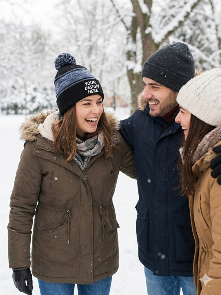 New Era® Knit Chilled Pom Beanie