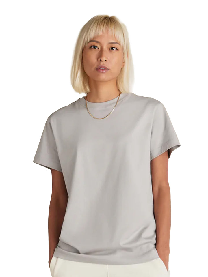 Light gray Original Favorites Supima Cotton T-Shirt. Made from premium Supima cotton for a soft and durable feel.