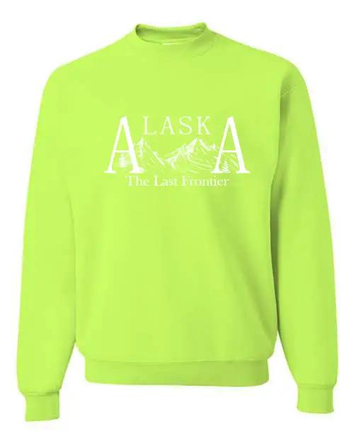 Alaska Sweatshirt Safety Green